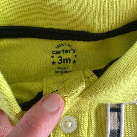 Carters Baby Boy Polo and Shorts Set - Size 3M - Picture 3 of 5